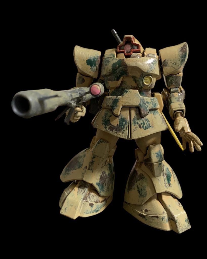 ウェザリングペーストつけたあと、この後どうしようかと考えていたらTwitterのフォロワーさんから、すこしブラウンかけてみたら？とのことで今の形になりました