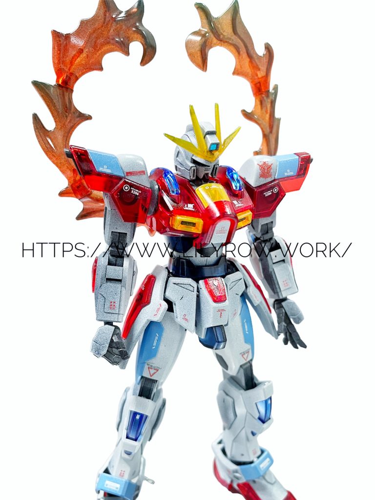 ビルドバーニングガンダム　ソリッドクリア–2枚目/制作者：YuuWorkShop