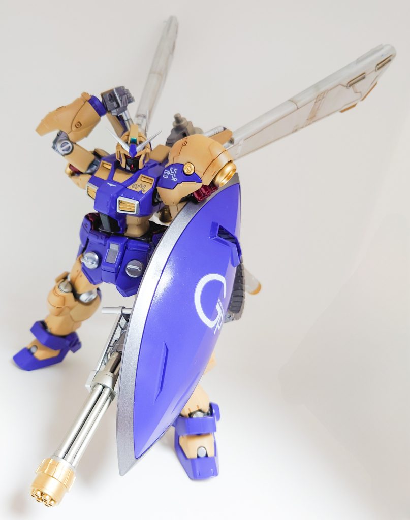 ビームサーベルを引き抜くアングル!