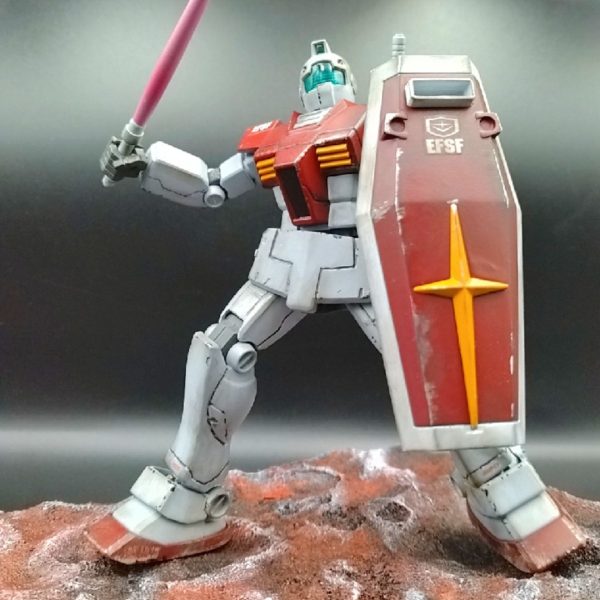 HGUC ジム RGM-79 ジオラマ