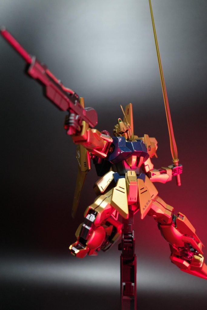 RGB LEDライトを使って撮影をしてみました。