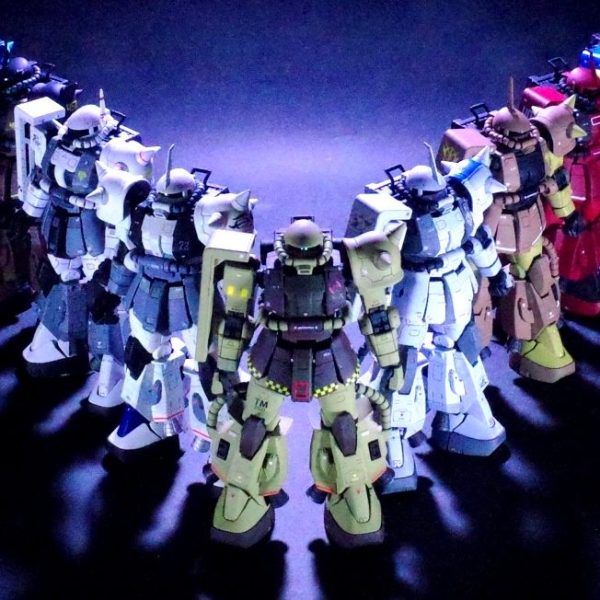 　RG MS-06R遂に集結‼　