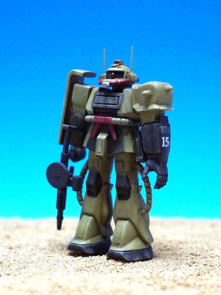 ツィンアンテナはプラ棒、真鍮線で再現