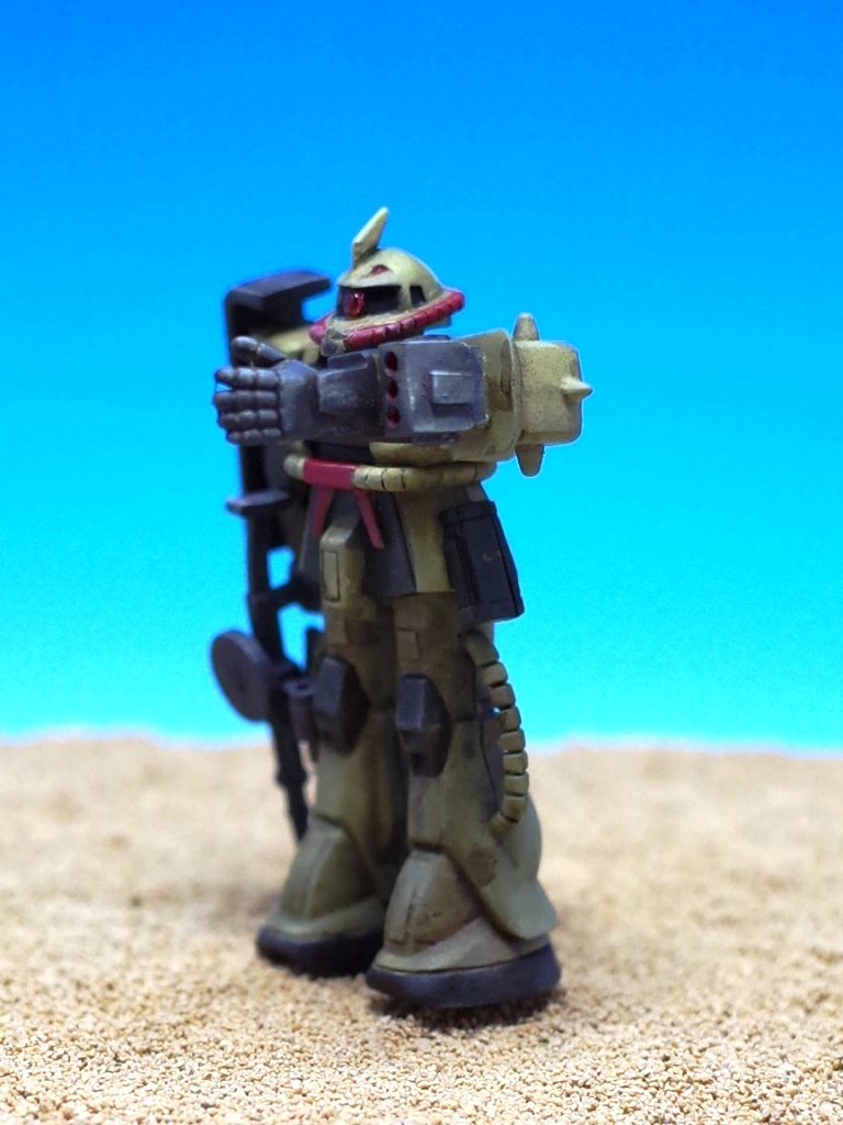 三連ミサイルポッドもプラ棒で