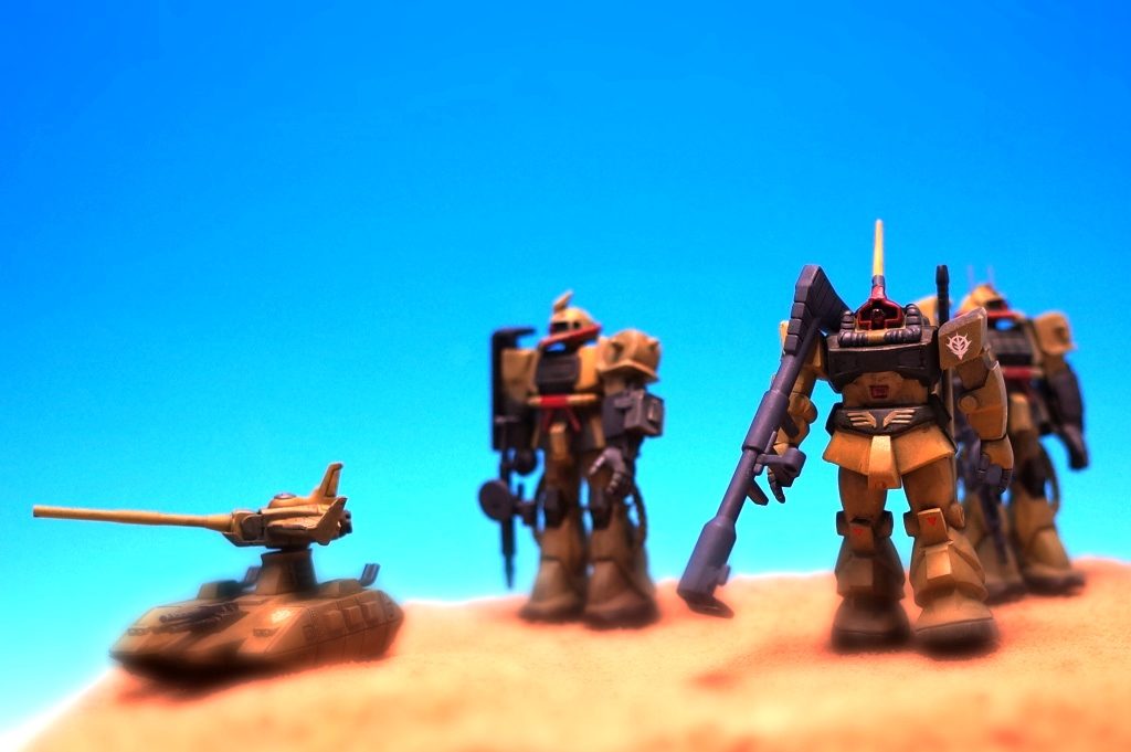 　『アフリカ戦線 ジオン機動部隊』　–9枚目/制作者：だんくら工房・mk戦車