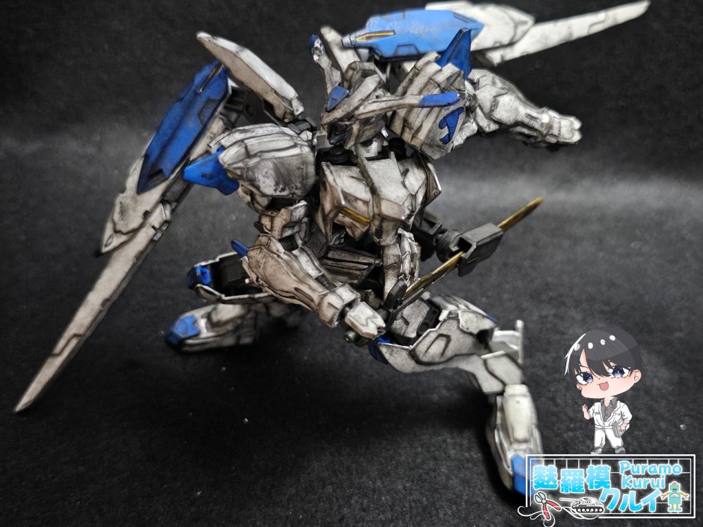 ガンダムバエル完成❗–3枚目/制作者：麩羅模クルイ