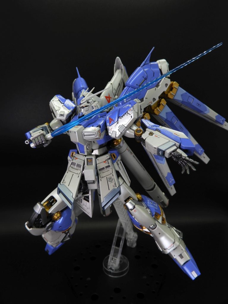 RG Hi-νガンダム　オーラパープル–2枚目/制作者：六剣狼