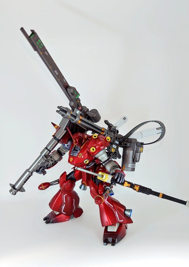 ケンプファーには日本刀だろ？ってことで、日本刀が似合う感じに仕上げようとしてたのですが……気がついたらなんかいろいろ付いてましたwwwそもそも日本刀しかアイデアが無かったところに、Twitter（今はもうXか…）のお友達からいろいろなアイデアを頂いたので可能な限り盛り込んでみた次第です!