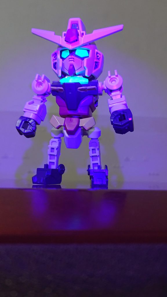 この状態でも光ります☀️