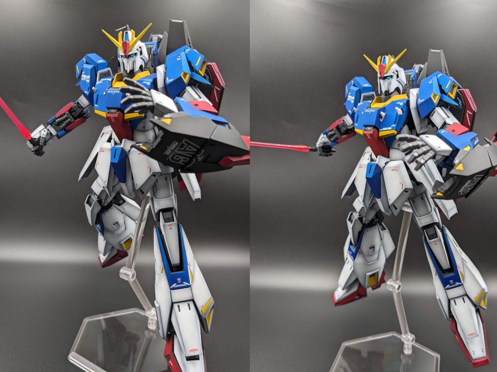 塗装剥げが怖くてウェイブライダー変形は断念 なにしろポージングするだけでも、何箇所か擦り傷ができたので