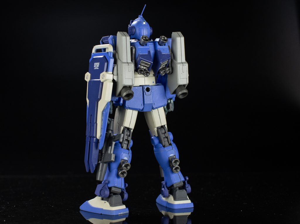 EZ-SRのブースターを流用して、ジムスナイパー高機動型にしました。