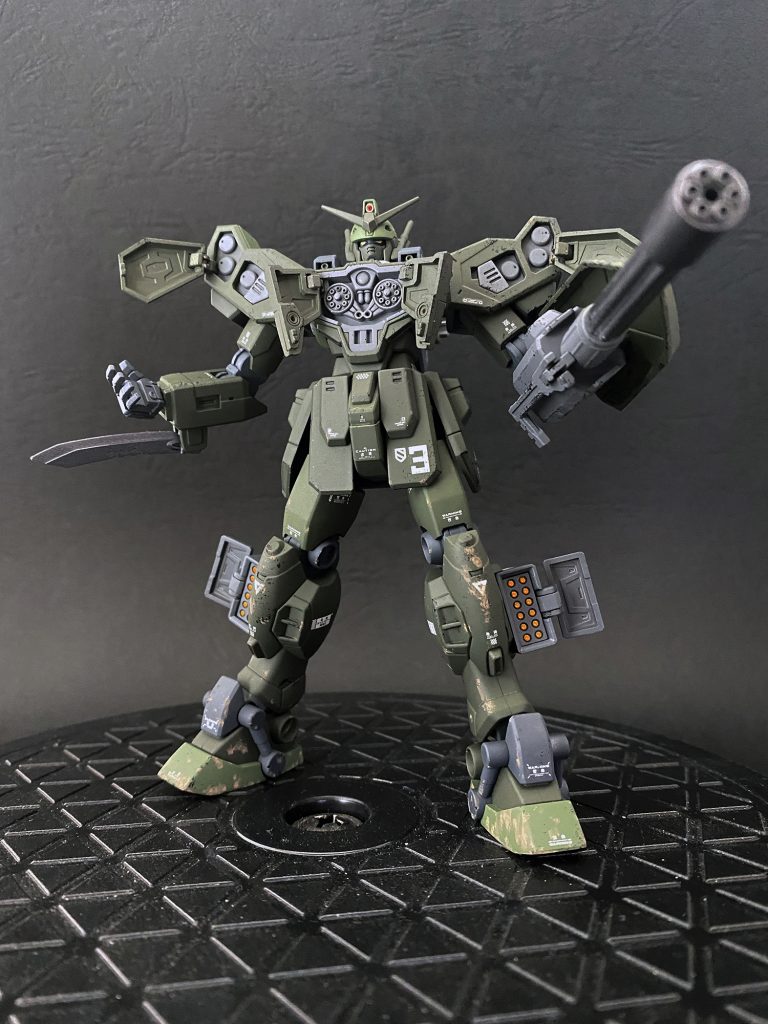 HGAC ガンダムヘビーアームズ（自衛隊仕様）–2枚目/制作者：マシグレ3