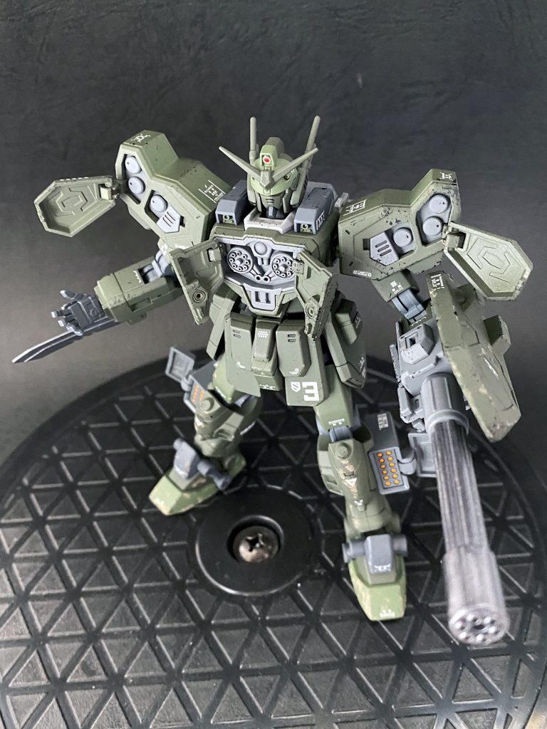 HGAC ガンダムヘビーアームズ（自衛隊仕様）–6枚目/制作者：マシグレ3