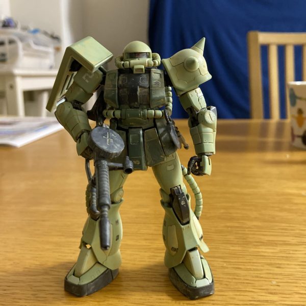 ザク2をウェザリングしてみた。