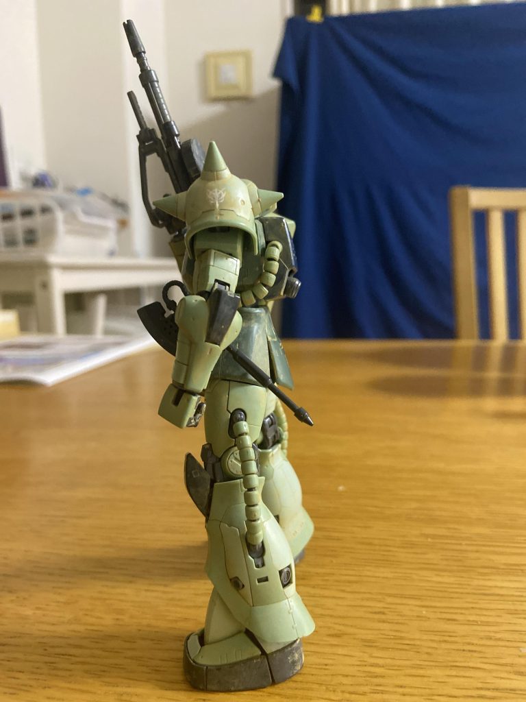 ザク2をウェザリングしてみた。–3枚目/制作者：プラモ作成レベル1