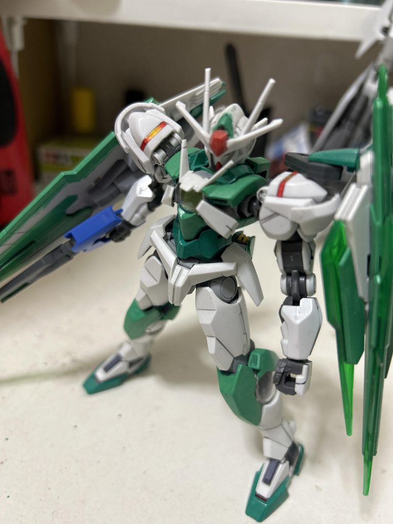 一応中古のクアンタにスミ入れしてはありましたが、もう一回気になるとこはしなおしておきました。