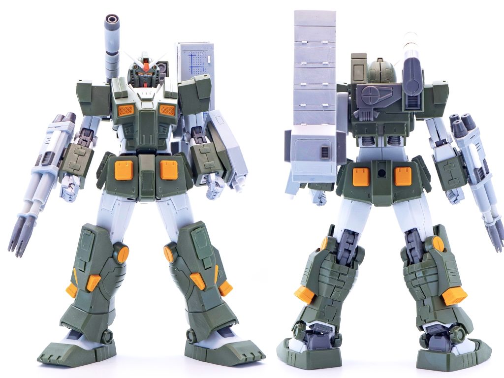 追加武装は基本はプラ板とプラ棒で一部、コトブキヤ社製のモデリングサポートグッズ等を利用しています。