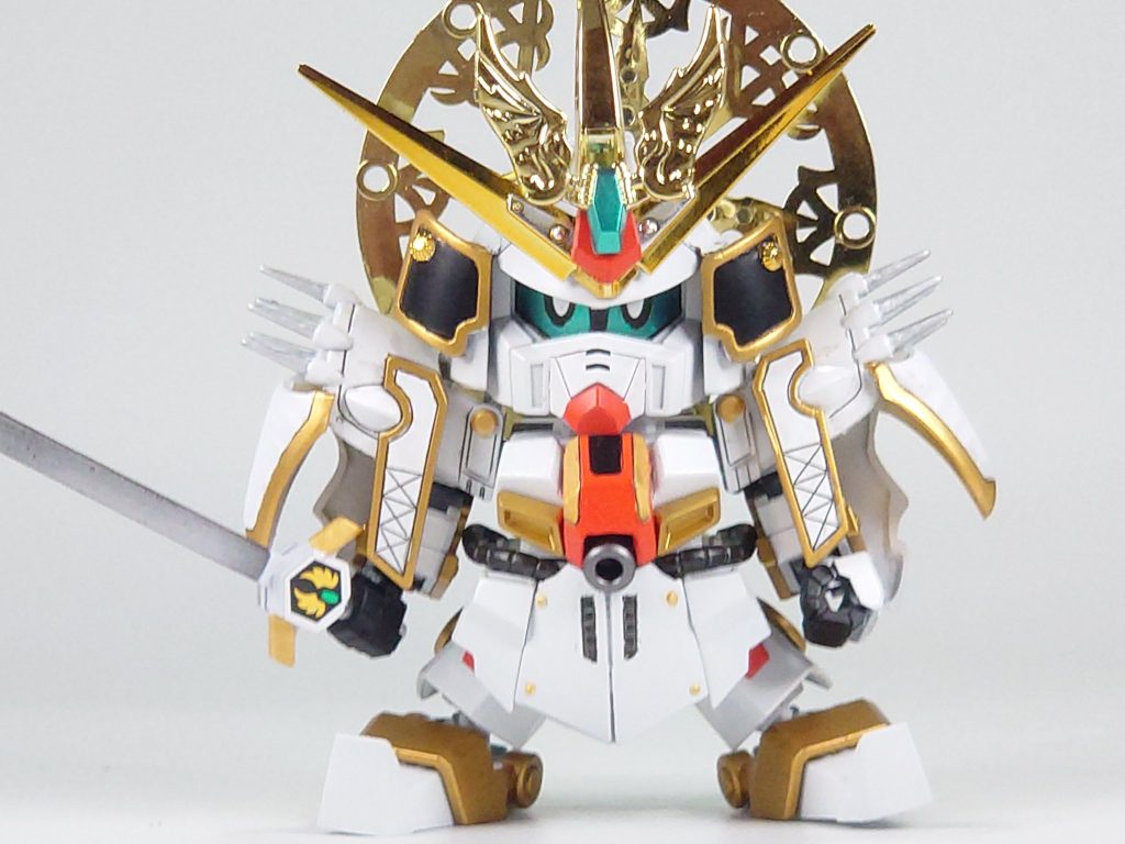 天光剣を構えて正面から