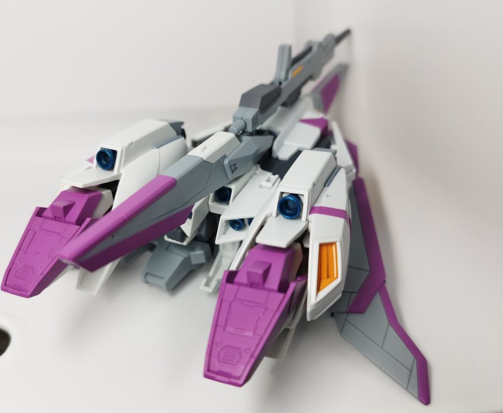 ちら見せバーニアはメタリックブルーにしてみた