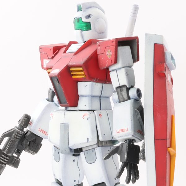 HG RGM-79 ジム【筆塗り全塗装+ウェザリング】