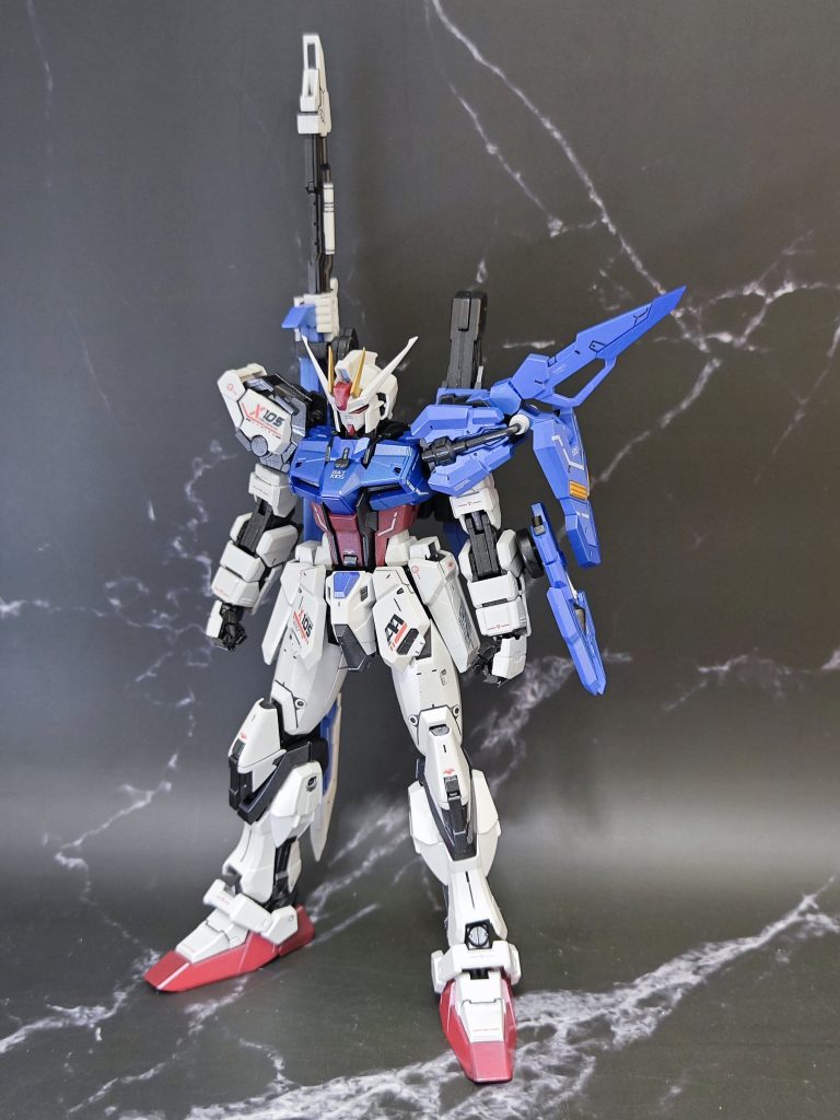 無極模玩 MG 劍裝強襲 攻擊鋼彈–2枚目/制作者：@fox_chi_zeng