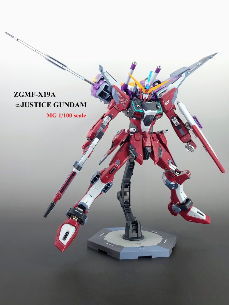 MG インフィニットジャスティスガンダム 塗装完成品 - プラモデル