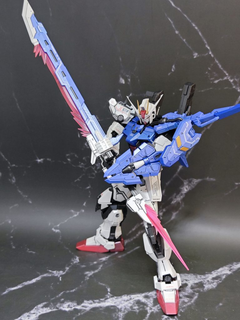 無極模玩 MG 劍裝強襲 攻擊鋼彈–3枚目/制作者：@fox_chi_zeng