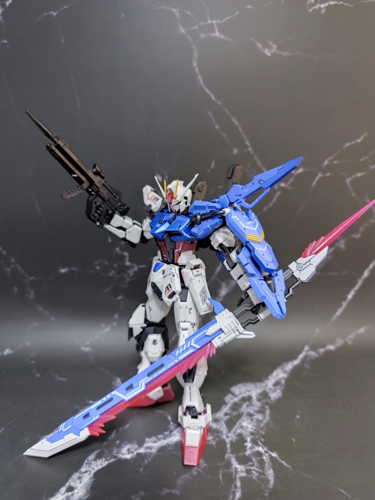 無極模玩 MG 劍裝強襲 攻擊鋼彈–4枚目/制作者：@fox_chi_zeng