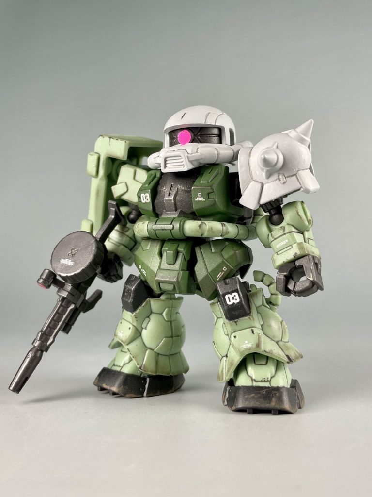 まずF型。ギレンの野望が初出なのかな??設定ではルウムでの功績が認められて受領したとされる。ただし、すぐにR1へ機種変更したため活動期間は短かったそう。