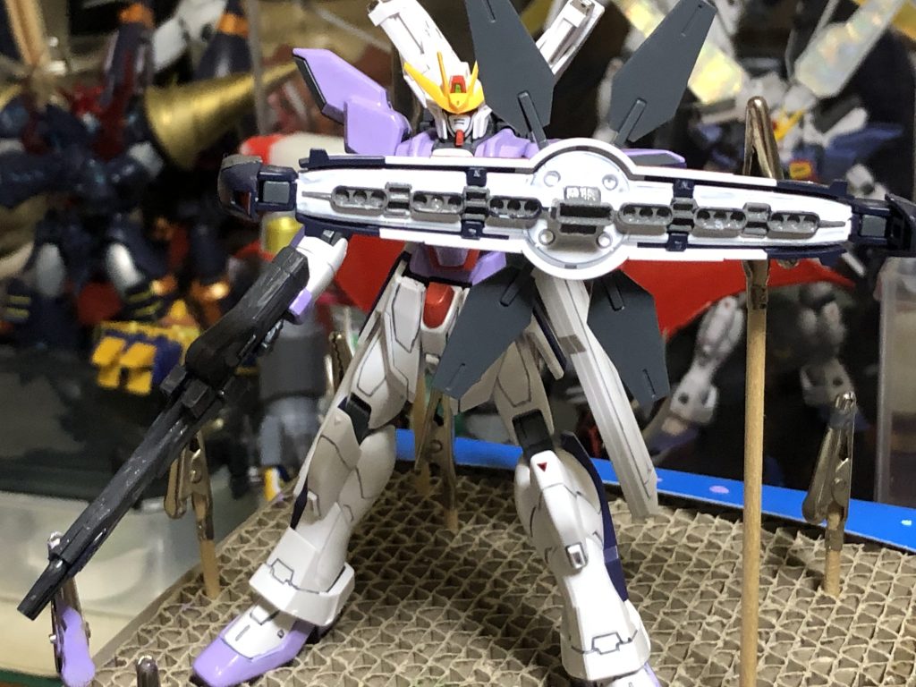 ちゃんとディバイダーの中も塗りましたよアピール、最初は砲口の中も塗る予定でした。実物みてやめました、わしには無理だ。