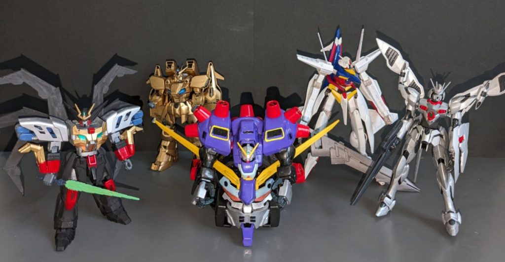 ダークガンダム連合!(の中で異彩を放つ勇者王)