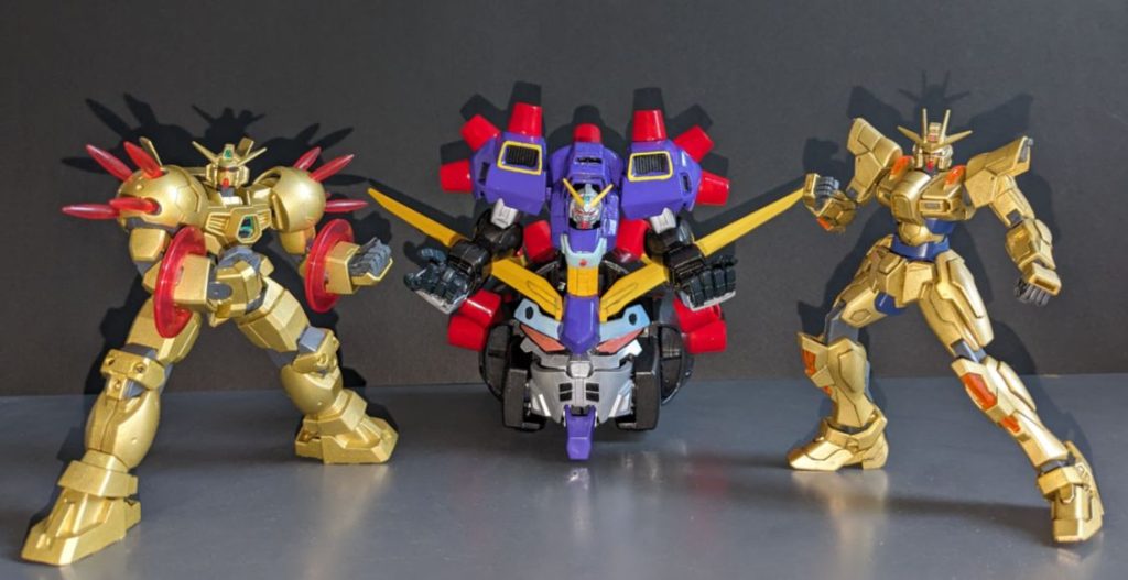 「金剛力士像&アジア系のなんかありがたい置物」の図。僕からの「ビルドシリーズ10周年連作」よりによってこれが最後の作品になりそう(手持ちで素材に使えそうなガンプラがもう素組初代さんしかねぇ)ですがあのシリーズがなければ間違いなく僕はここにアカウントすら作ってなかったと思うのでつくづく偉大なシリーズです…閲覧ありがとうございました!!