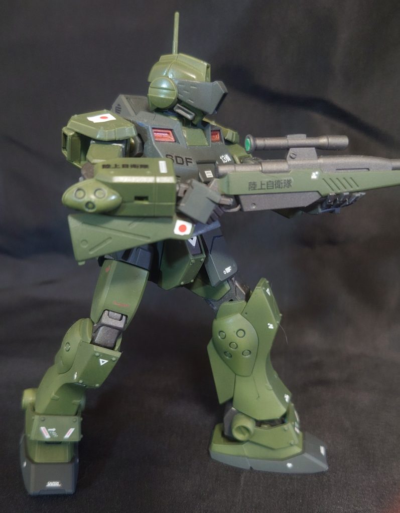 陸自風にといつもても、デカールで日の丸や自衛隊の文字を表現してるだけなんですけどね;