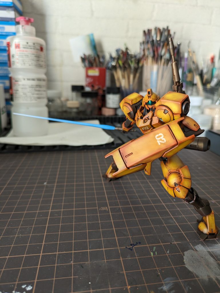 サーベルはビームじゃなくてバーナー的な設定。