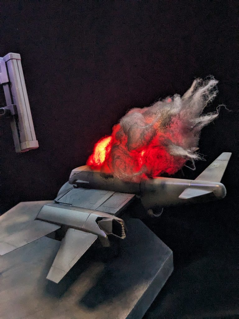 チラチラ出してた燃えるティックバラン。ザウォートヘヴィが目立つように全体ダークグレーを吹き付けて暗めにしてます。