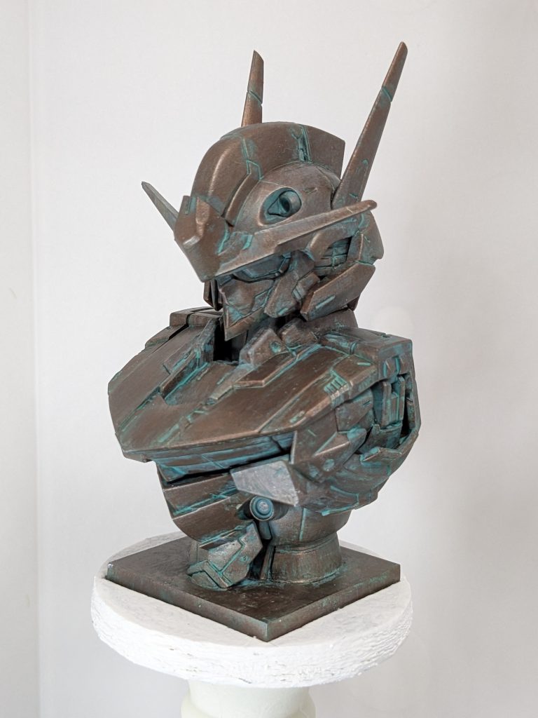 MS メカニカルバスト03 エアリアル 銅像風–2枚目/制作者：イサマシ屋