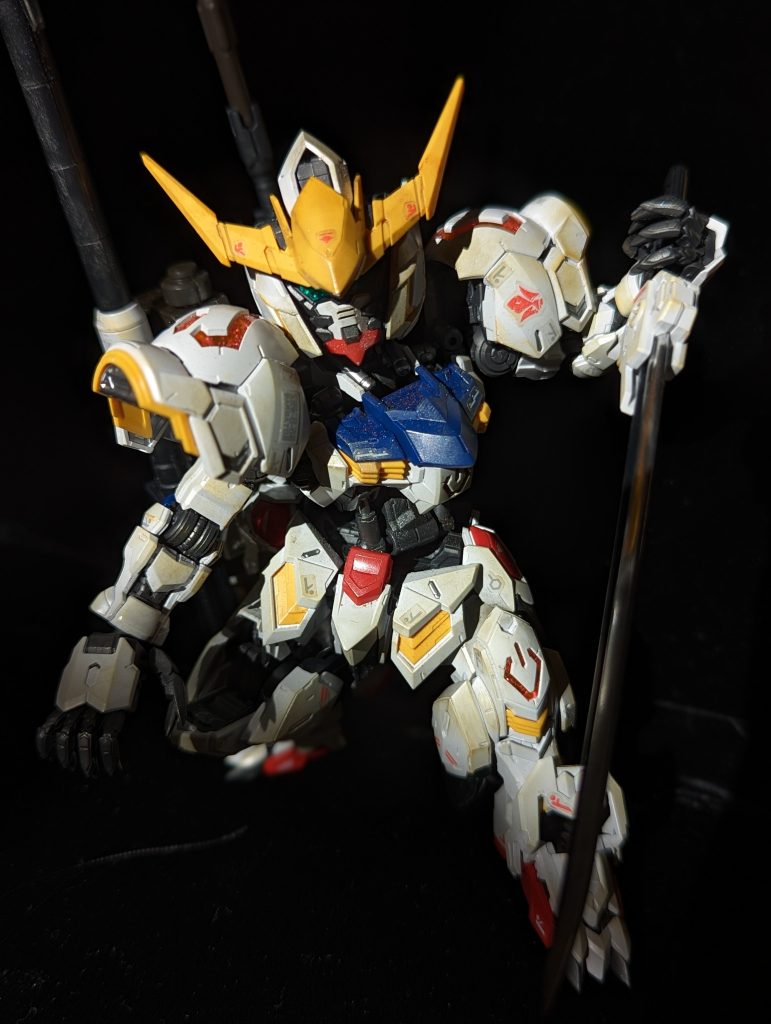 剣はメッキシルバーで塗ってます