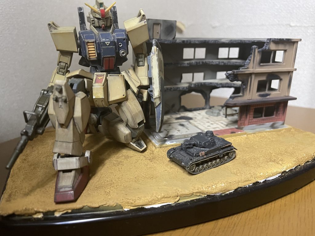 初ジオラマ作成！！–2枚目/制作者：幸村