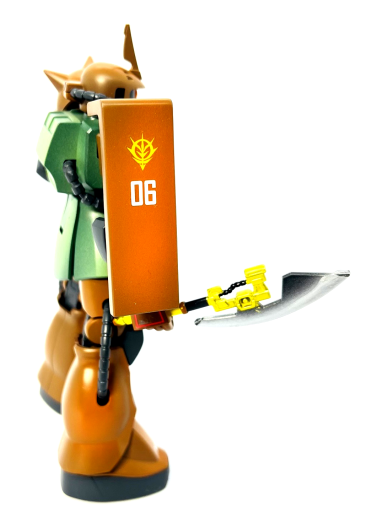 グラデーション塗装しました。シールドとヒートホーク良い感じに仕上がりました。