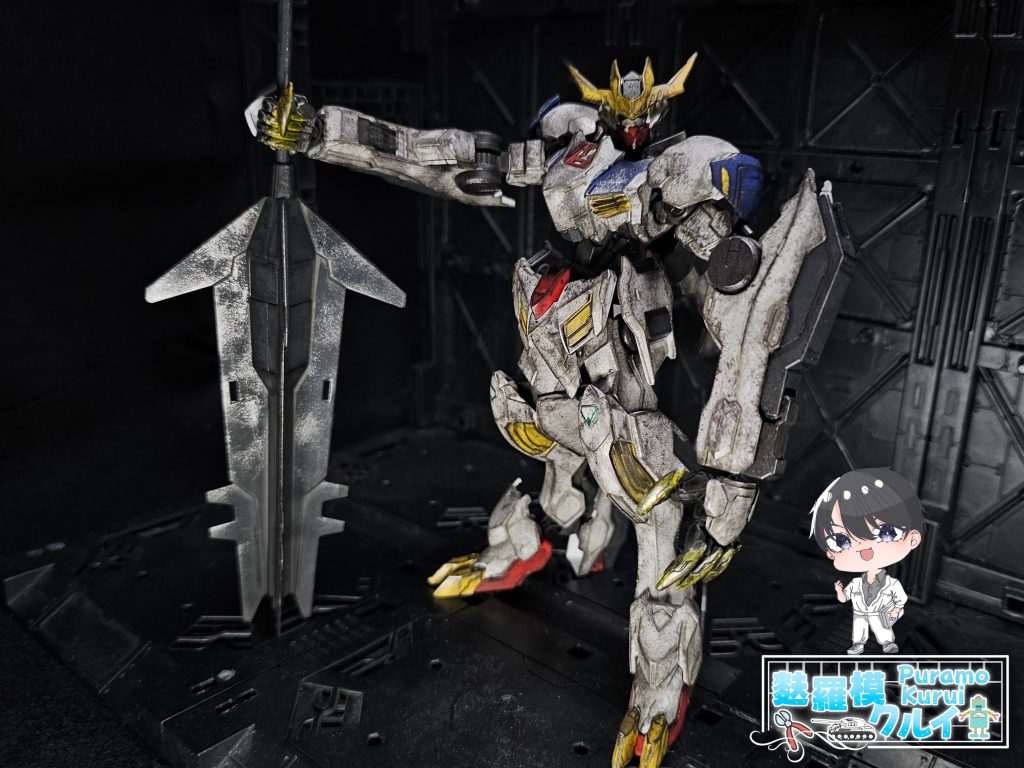 HG バルバトスルプスレクス完成❗–2枚目/制作者：麩羅模クルイ