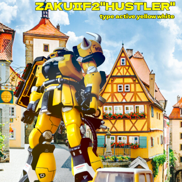 ザクIIFII”HUSTLER” type active yellow white