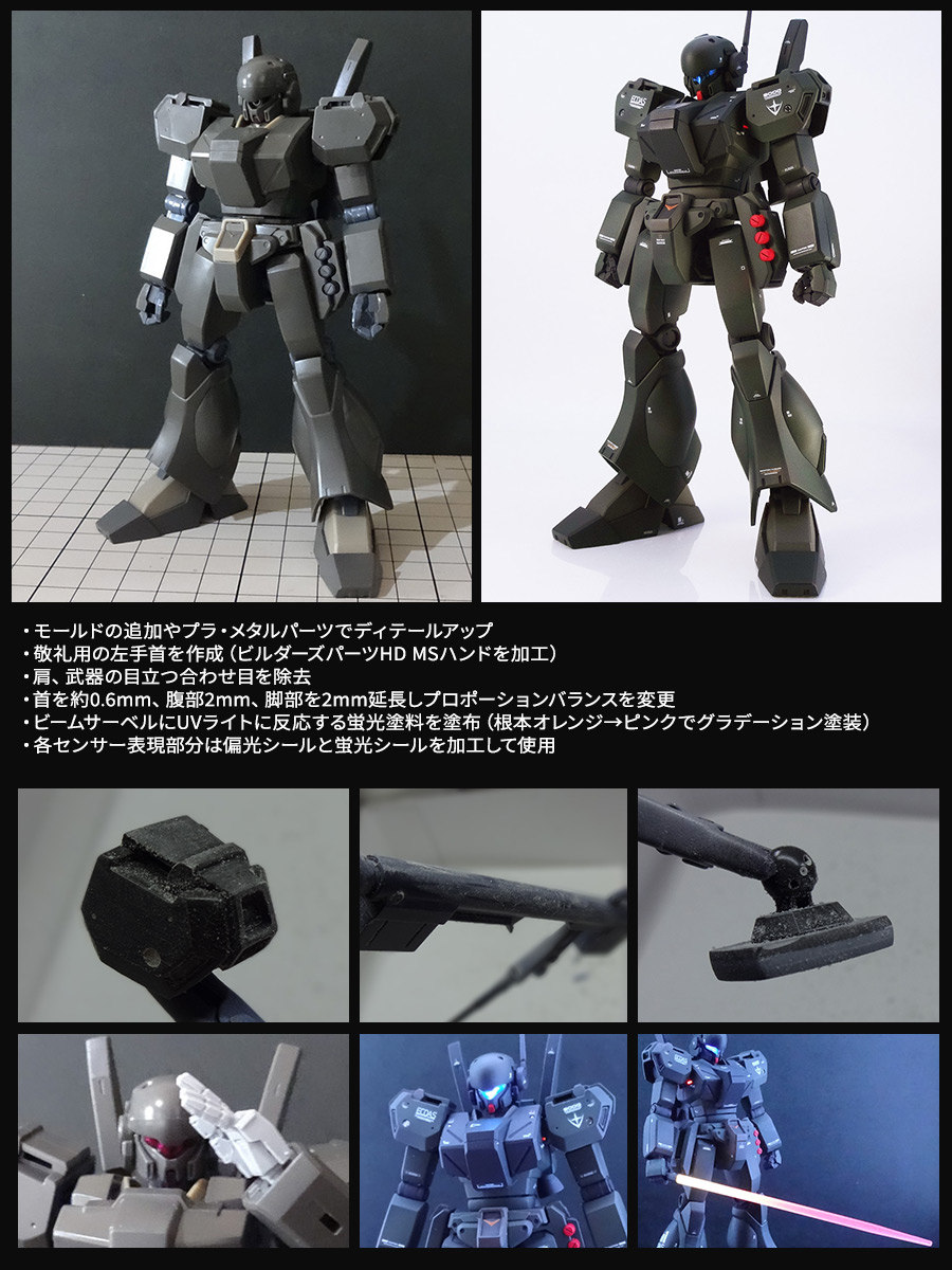 HG ジェガン 改修 全塗装 - プラモデル