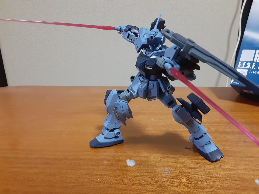 わたくし、こういうジムをバチクソに強化した機体大好きでして。ペイルライダーDⅡ再販して欲しいな…買い逃した。ちなみにこれが出てくるゲームは未プレイです、すいません