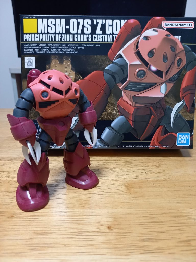 今回使ったHGズゴックはパーツ数も少なくて組やすかったです🎵何よりこのフォルムが可愛いですね🤤💕