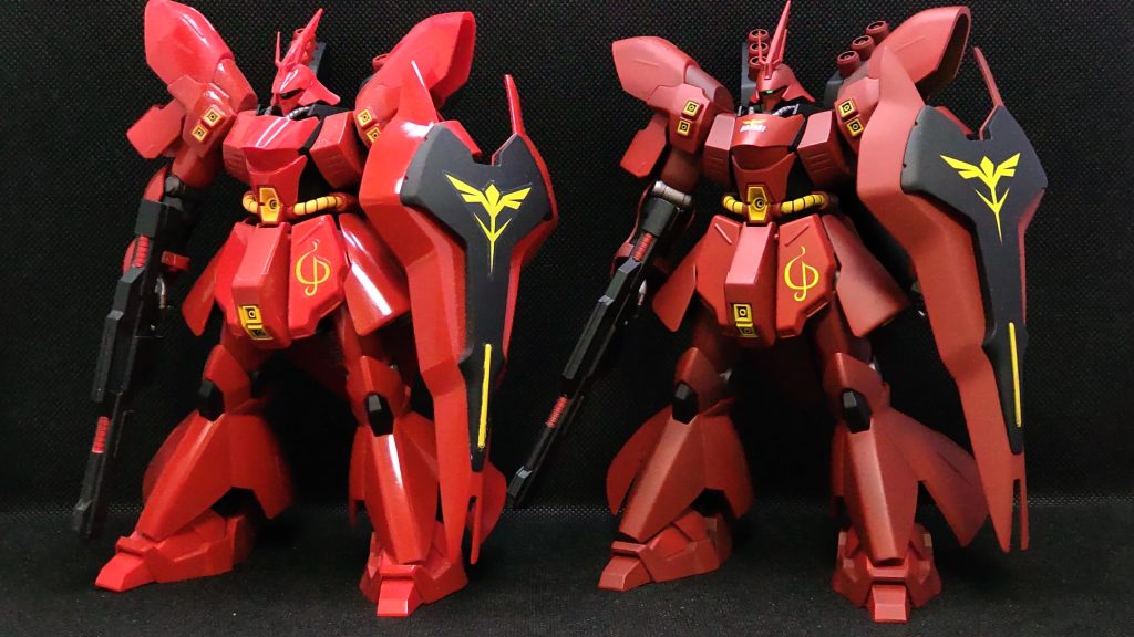 余談ですが、左が２年前（2021/8）制作のもの。部分塗装と光沢吹いただけで５日で作っちゃってます(笑)右が今回で、こちらは約１か月かかってしまいました(笑)