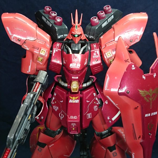 シャア専用カラー サザビー HGUC｜ＨＨさんのガンプラ作品 