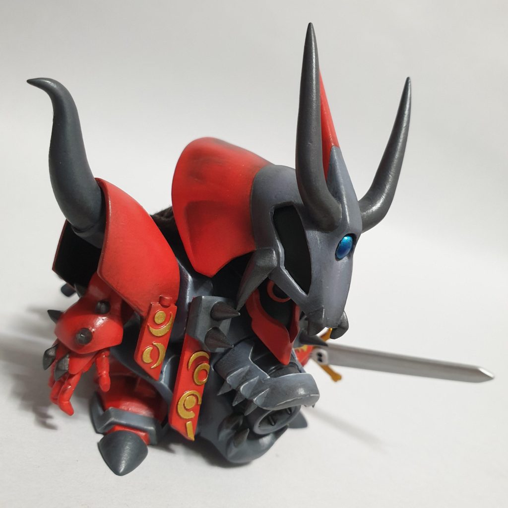 モノアイは左右に回転できるように作りました。