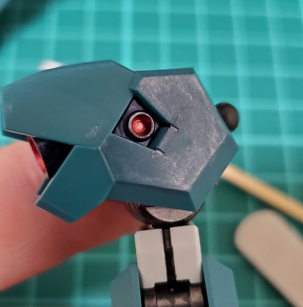 ②一面をめんぼーで薄く塗り伸ばす