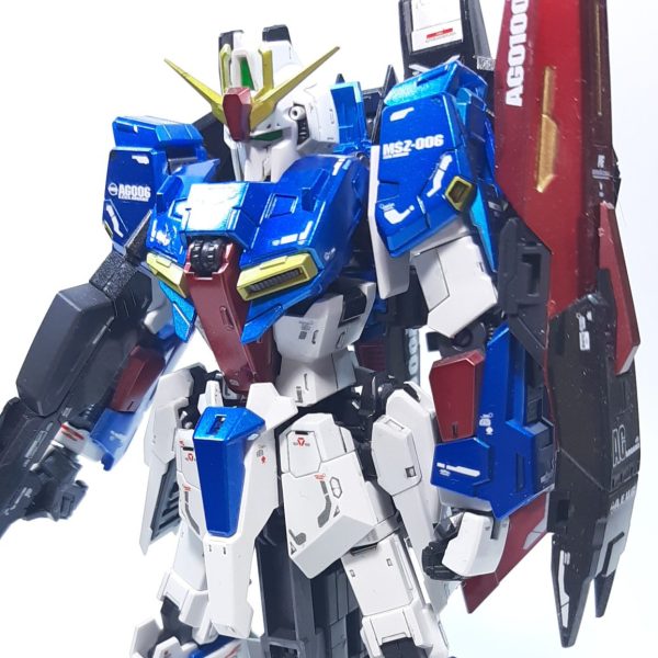 RG Zガンダム　メタリック塗装
