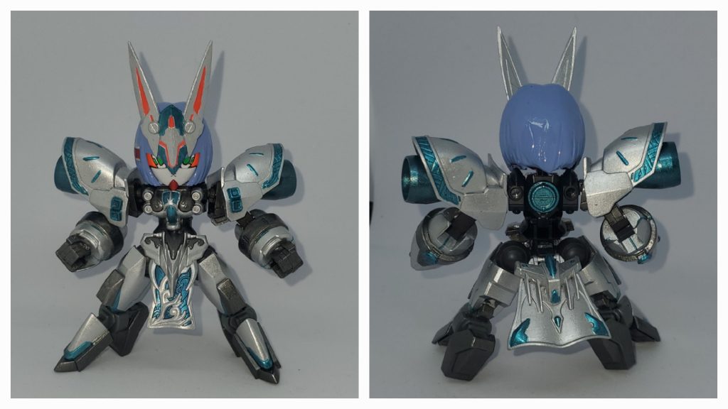 やっと塗ったシリーズです。設定は、とある組織によって襲撃され、焼き払われた村の唯一の生き残りの少女(ガンダム族)。身体の損傷が酷く、そのほとんどを機械で補っている。この機械の身体は遠くの国の技術であり、その国では「鉄機武者」と呼ばれているらしい。今でも誰かを探しているとか…